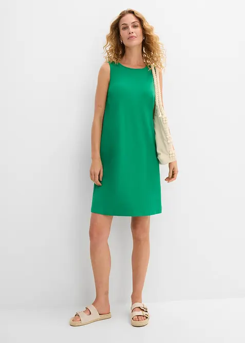 Jerseykleid aus elastischen Bio-Baumwoll-Mix, bonprix