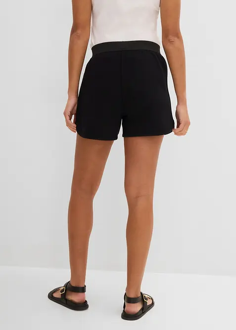 Sweat-Shorts mit abgerundetem Saum, bonprix