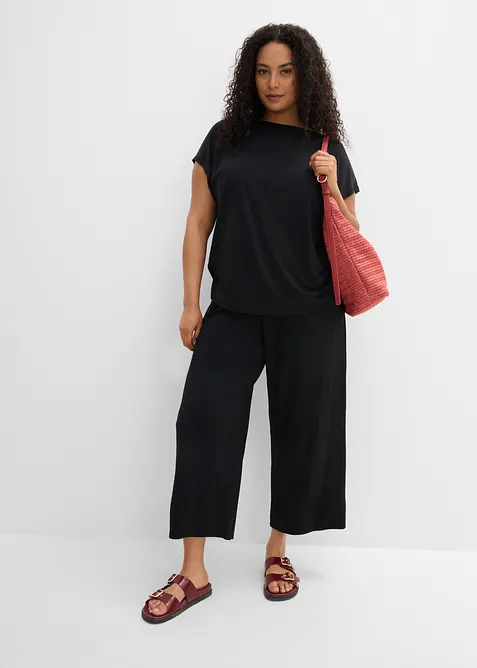 Jersey-Hose aus softem Modal-Mix, bonprix