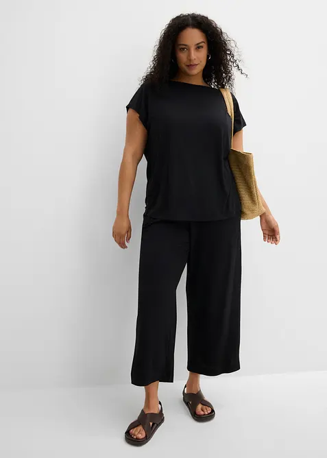 Shirt aus softem Modal-Mix, bonprix