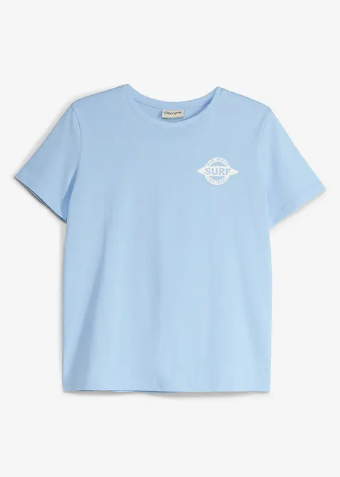 T-Shirt mit R&uuml;ckendruck aus reiner Bio Baumwolle, bonprix