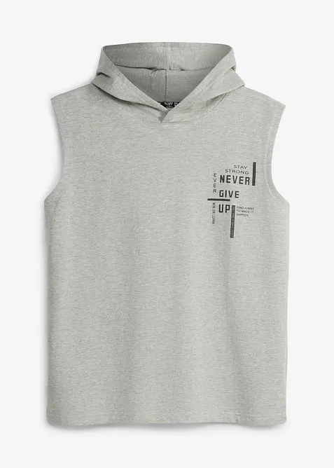 &Auml;rmelloses Hoodie mit Bio Baumwolle in Loose Fit, bonprix