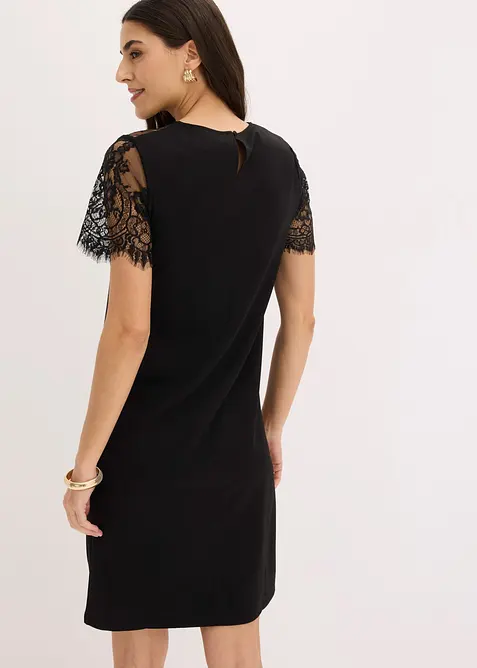 Jerseykleid mit Spitze, bonprix
