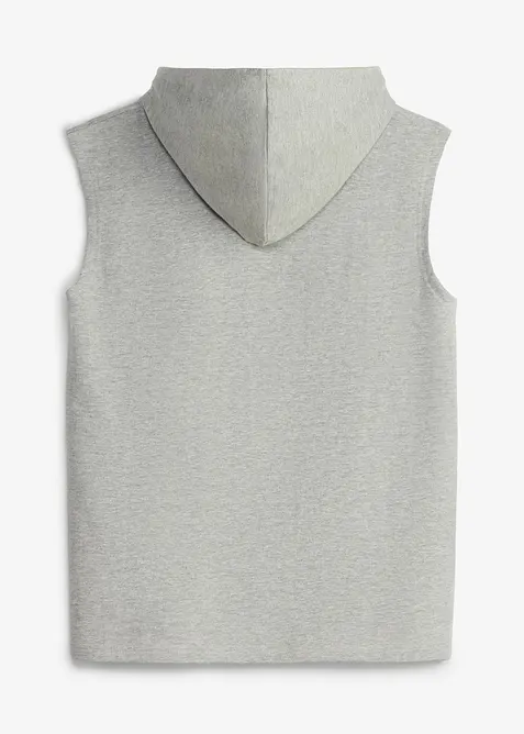 Sweat-shirt &agrave; capuche sans manches, loose, bonprix