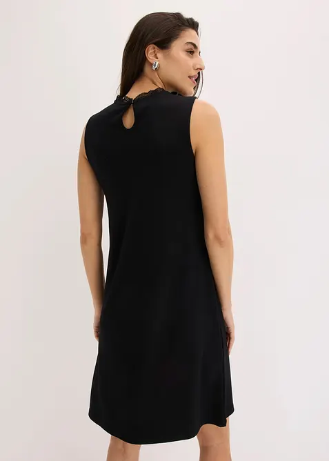 Jerseykleid mit Spitze, bonprix