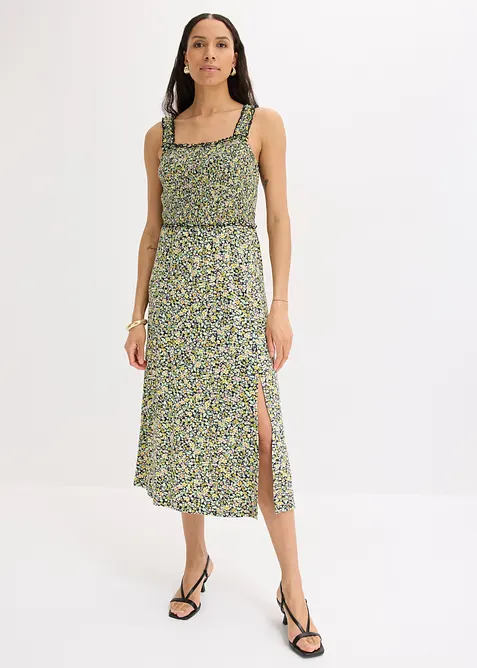 Jerseykleid aus flie&szlig;ender Viskose, bonprix