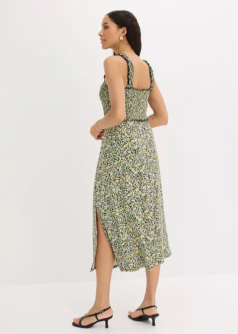 Jerseykleid aus flie&szlig;ender Viskose, bonprix