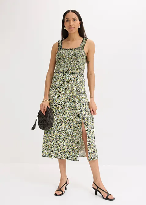 Jerseykleid aus flie&szlig;ender Viskose, bonprix