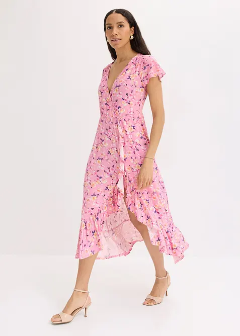 Jerseykleid aus flie&szlig;ender Viskose, bonprix