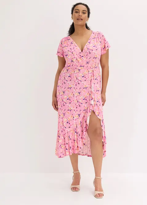 Jerseykleid aus flie&szlig;ender Viskose, bonprix
