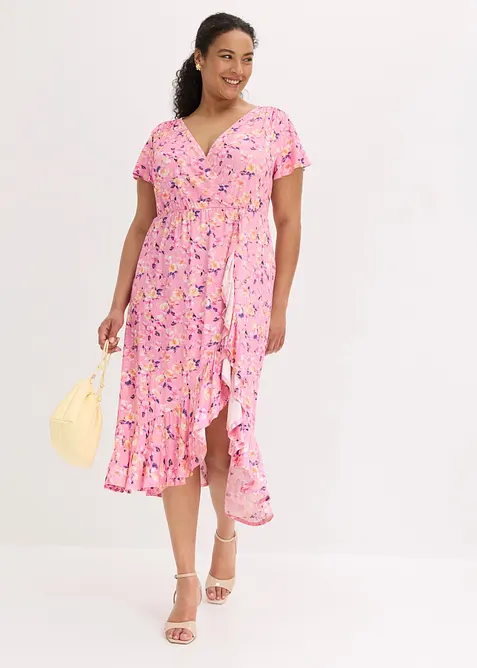 Jerseykleid aus flie&szlig;ender Viskose, bonprix