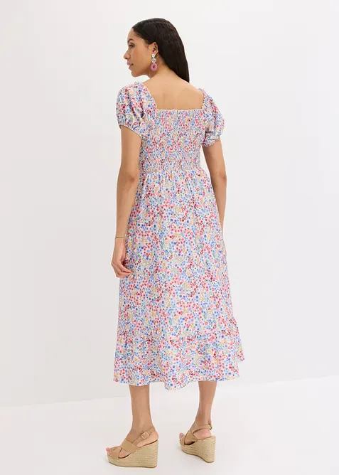 Jerseykleid mit Puff&auml;rmeln, bonprix