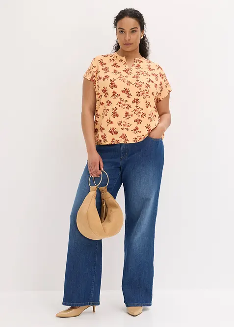 T-shirt tunique en viscose douce, bonprix