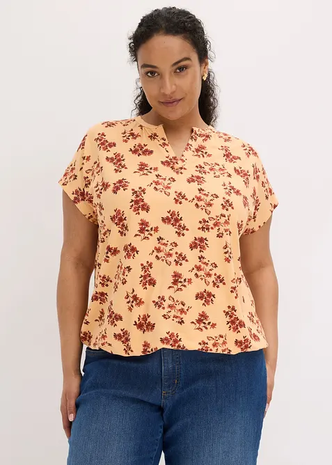 T-shirt tunique en viscose douce, bonprix
