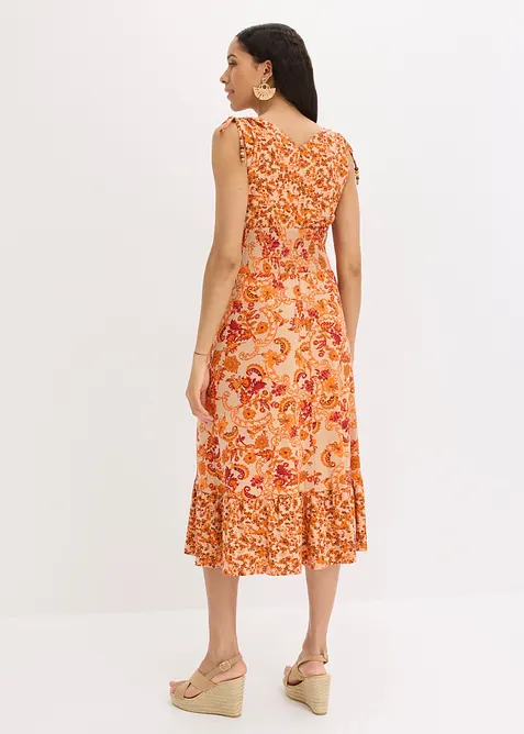 Jerseykleid aus flie&szlig;ender Viskose, bonprix