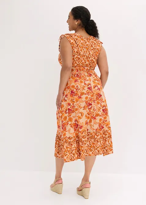 Jerseykleid aus flie&szlig;ender Viskose, bonprix