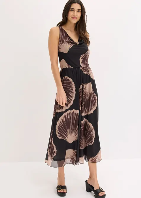 Maxikleid mit Mesh, bonprix