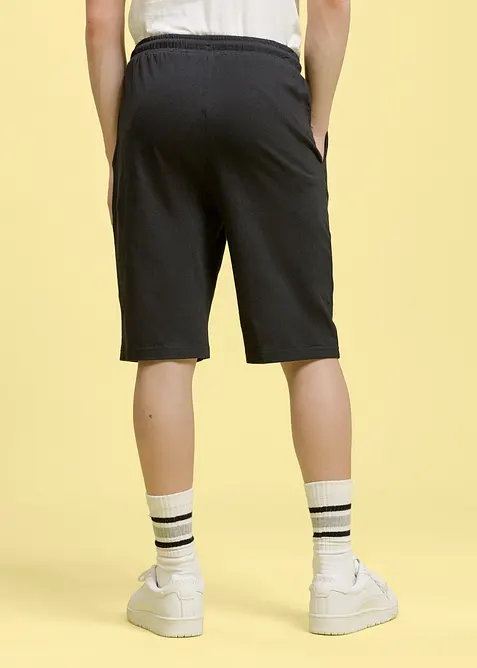 Sweat-Bermuda mit Bio Baumwolle (3er Pack), bonprix