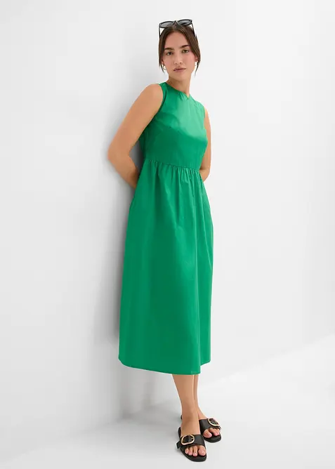 Midikleid aus reiner Bio-Baumwolle, bonprix