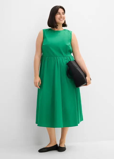 Robe midi 100% coton, bonprix