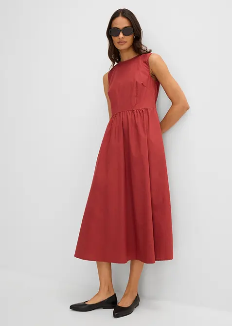 Midikleid aus reiner Bio-Baumwolle, bonprix