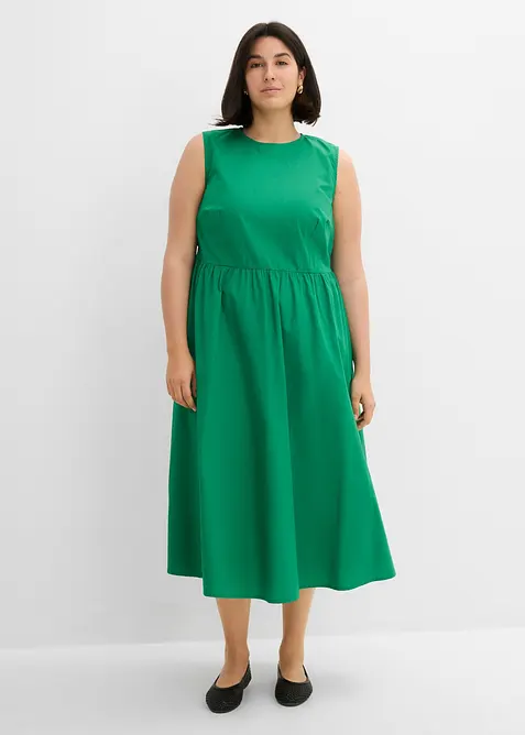 Robe midi 100% coton, bonprix