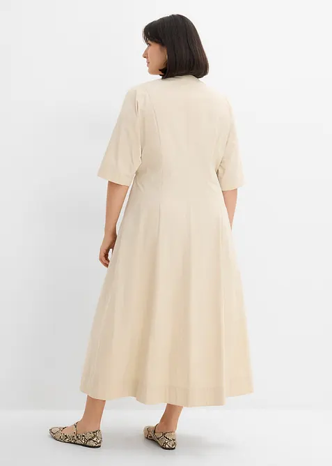 Midikleid aus Baumwoll-Mix, bonprix