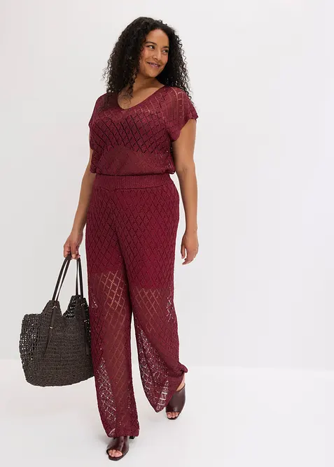 Strickhose mit Pailletten, bonprix