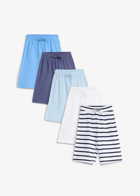 Jersey-Bermuda aus reiner Bio Baumwolle (5er Pack), bonprix