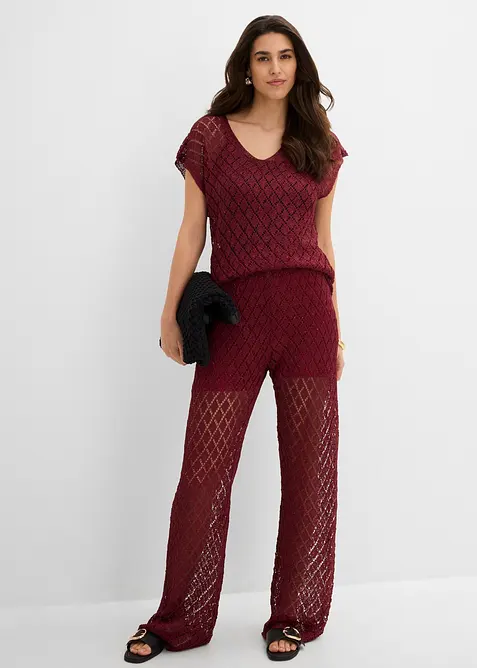 Strickhose mit Pailletten, bonprix