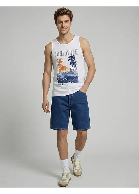 JJ REBEL Muskelshirt aus reiner Baumwolle, JJ REBEL