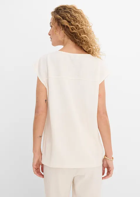 T-shirt en mati&egrave;re textur&eacute;e, bonprix