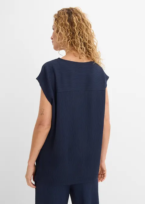 T-shirt en mati&egrave;re textur&eacute;e, bonprix
