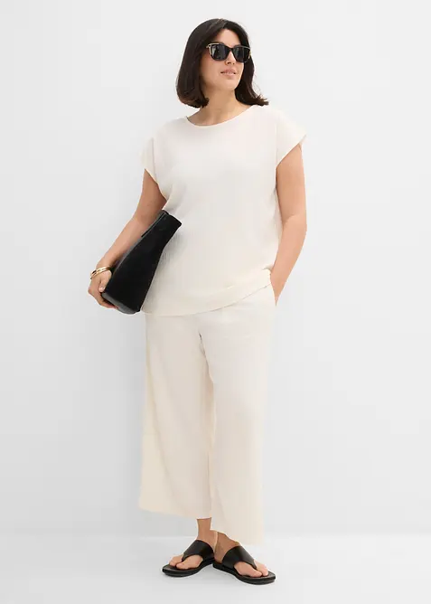 T-shirt en mati&egrave;re textur&eacute;e, bonprix