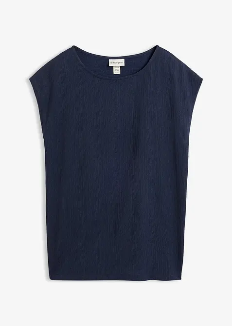 T-shirt en mati&egrave;re textur&eacute;e, bonprix