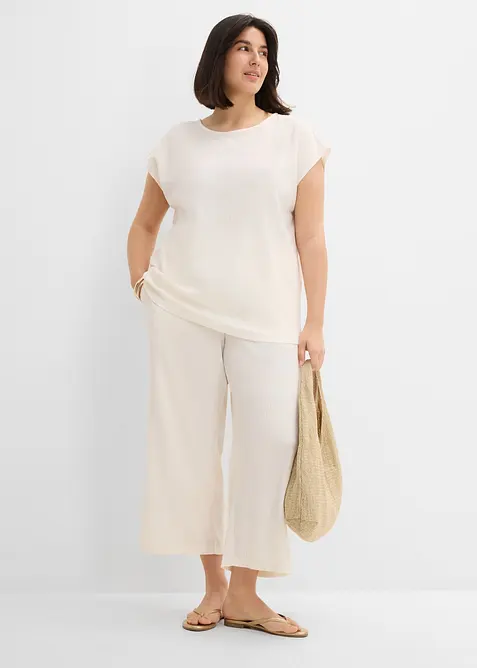 Culotte aus strukturiertem Material, bonprix