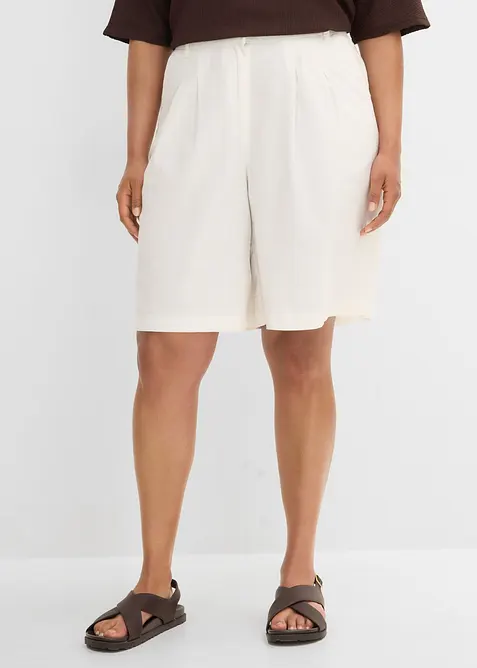 Marlene-Shorts aus Leinen-Viskose-Mix, bonprix