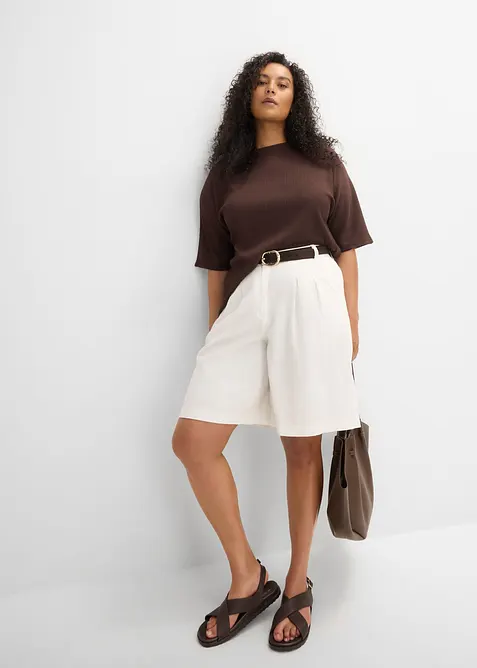 Marlene-Shorts aus Leinen-Viskose-Mix, bonprix