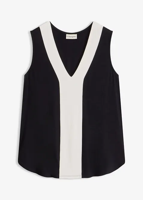 T-shirt &agrave; d&eacute;collet&eacute; plongeant, bonprix