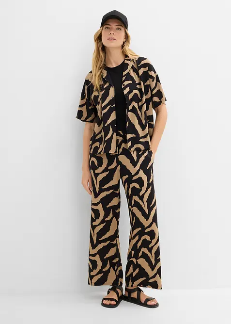 Marlenehose aus softem Viskose-Mix, bonprix