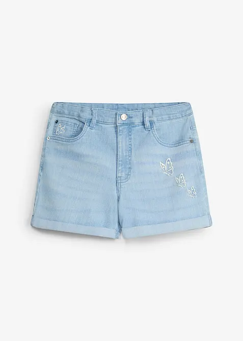 Jeans-Shorts Mid Waist mit Bio Baumwolle, bonprix