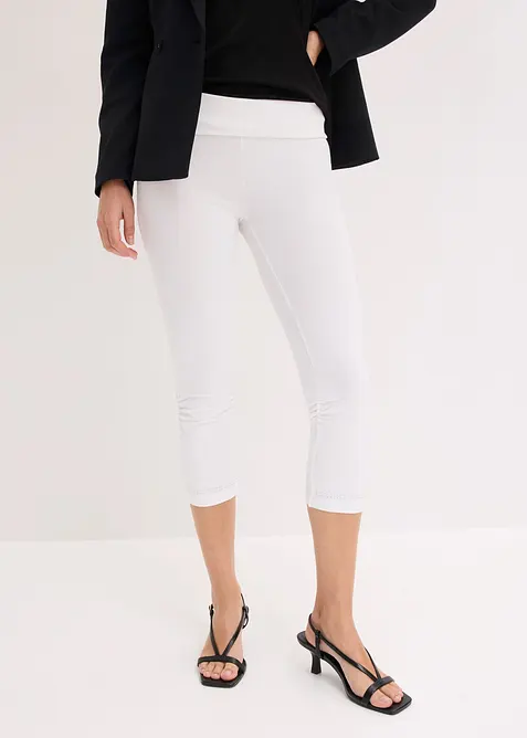 Lot de 2 leggings corsaire avec strass, bonprix
