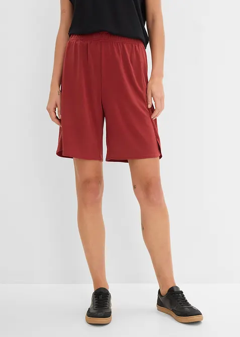 Bermuda taille extensible en mati&egrave;re douce, bonprix