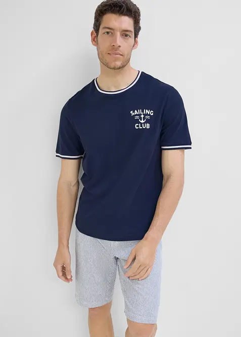 Piqu&eacute;-T-Shirt aus reiner Bio-Baumwolle, bonprix