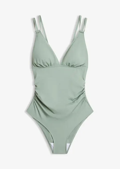 Maillot 1 pi&egrave;ce &agrave; bretelles doubles, bonprix