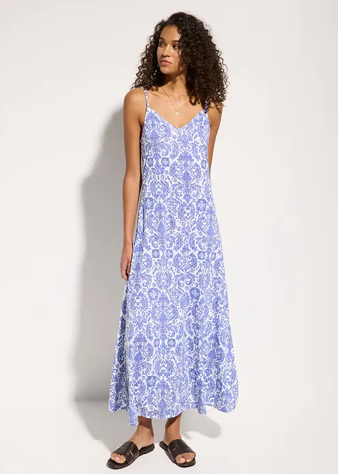 Strandkleid aus flie&szlig;endem Viskose-Mix, bonprix