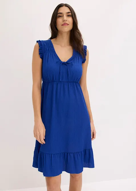 Minikleid aus strukturierter Ware, bonprix