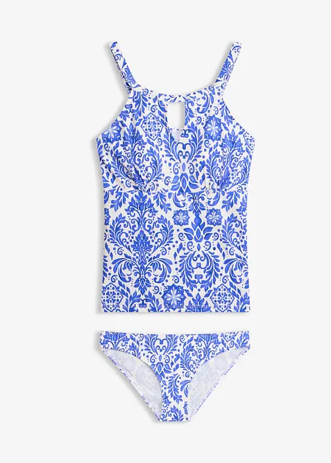 Tankini avec d&eacute;coupe (ens. 2 pces), bonprix