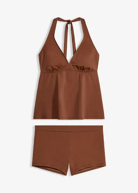 Tankini dos nu avec shorty de bain (ens. 2 pces), bonprix