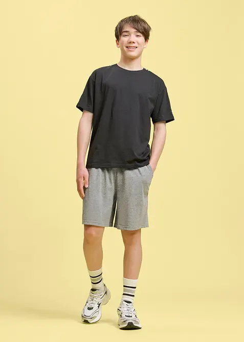 Lot de 2 shorts en jersey, bonprix